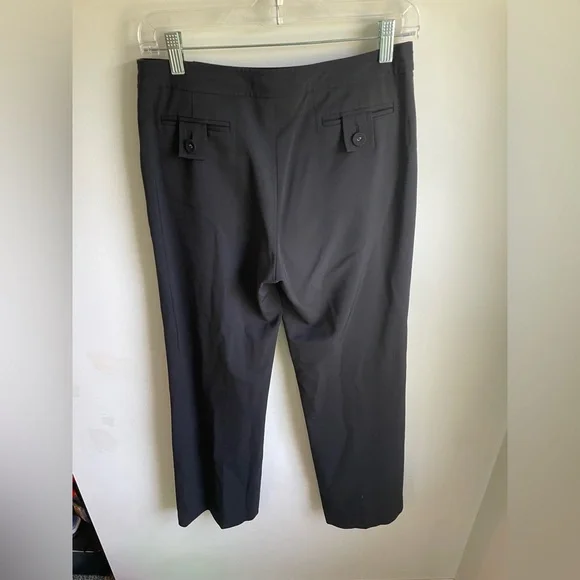 Etcetera Dress Pants Slacks Black Business Casual Buttons Size 2 (J) - Picture 4 of 6